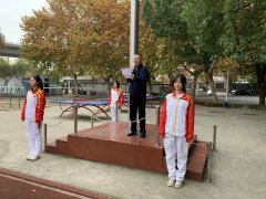 学习党的二十大精神 永远听党话跟党走——kaiyun开云网页版举行2022年秋季学期第十四周国旗下的讲话