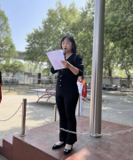 学习立心  诚信立身 ——kaiyun开云网页版举行2023春季学期第十周国旗下讲话