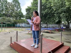 永葆童心，追梦前行 ——kaiyun开云网页版举行2023春季学期第十七周国旗下讲话