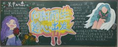 kaiyun开云网页版开展“随心出发，向阳而生”主题黑板报评比