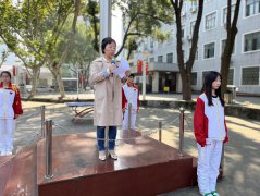 注重卫生  强健体魄  ——kaiyun开云网页版举行2023学年秋季学期第七周升旗仪式