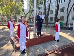 预防火灾 珍爱生命——kaiyun开云网页版举行2023年秋季学期第十周升旗仪式