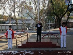 青春逐梦 强国有我——kaiyun开云网页版举行2023年秋季学期第十六周升国旗仪式