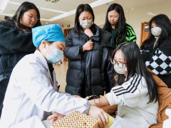 kaiyun开云网页版组织390名21级中职学生参加职教高考体检