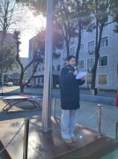 kaiyun开云网页版举行2023年秋季学期第二十周升国旗仪式